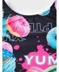 Купальник трикотажный для девочек multicolor