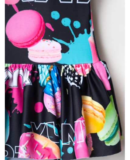 Купальник трикотажный для девочек multicolor