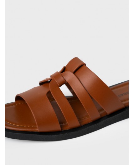 Сабо женские коричневый