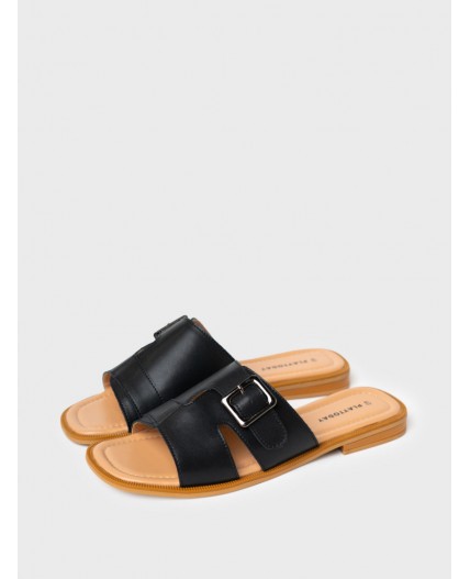 Сабо женские черный