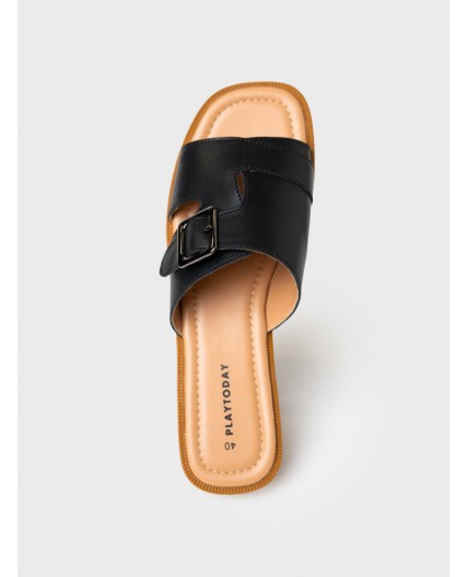 Сабо женские черный