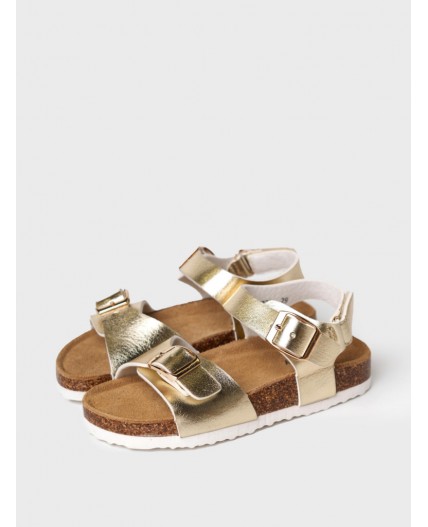 Сандалии для девочек золотой