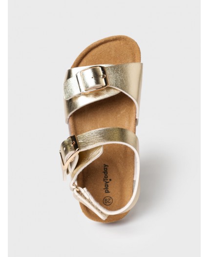 Сандалии для девочек золотой