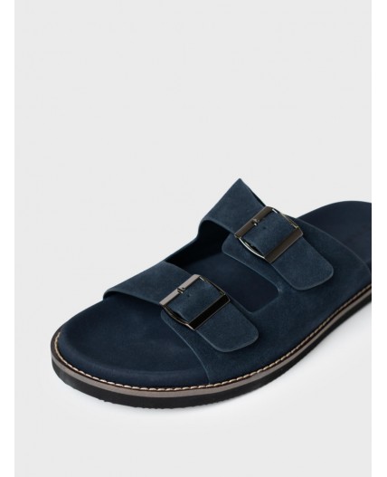 Сабо мужские тёмно-синий