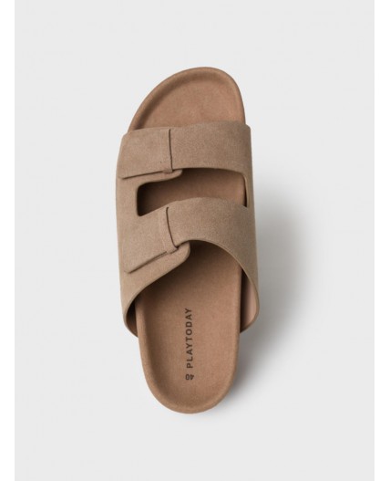 Сабо женские коричневый