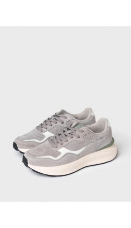 Полуботинки женские серый,зеленый