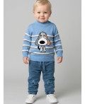 Брюки детские трикотажные для мальчиков blue