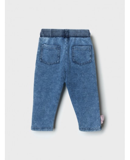 Брюки детские трикотажные для девочек blue