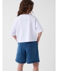 Шорты трикотажные для девочек blue
