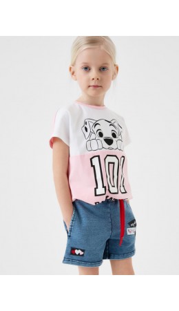 Шорты трикотажные для девочек blue