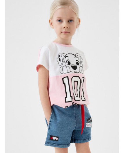 Шорты трикотажные для девочек blue