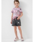 Шорты трикотажные для девочек black