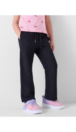 Брюки трикотажные для девочек black
