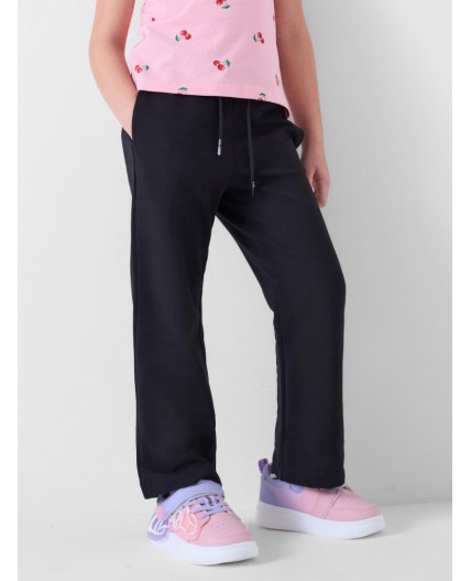 Брюки трикотажные для девочек black