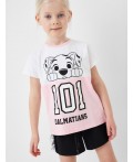 Шорты трикотажные для девочек, 2 шт в комплекте black, pale pink