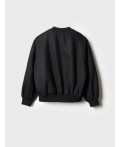 Куртка текстильная для девочек (бомбер) grey melange