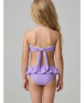 Купальный костюм трикотажный для девочек violet