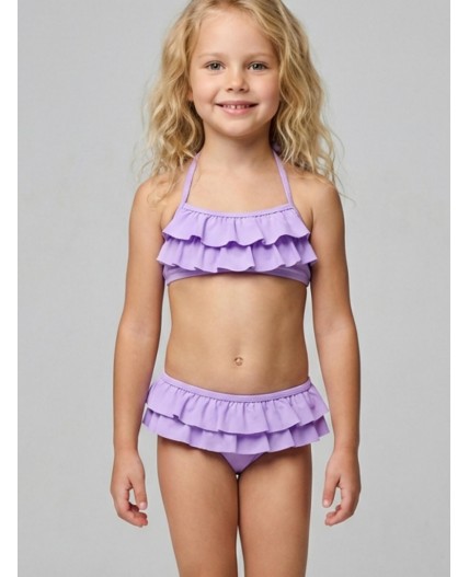 Купальный костюм трикотажный для девочек violet