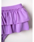 Купальный костюм трикотажный для девочек violet
