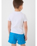 Шорты текстильные плавательные для мальчиков, средней длины bright blue, light green