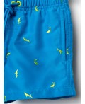 Шорты текстильные плавательные для мальчиков, средней длины bright blue, light green