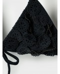 Купальный костюм трикотажный для девочек black