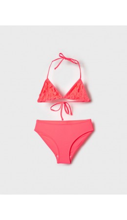 Купальный костюм трикотажный для девочек pink neon