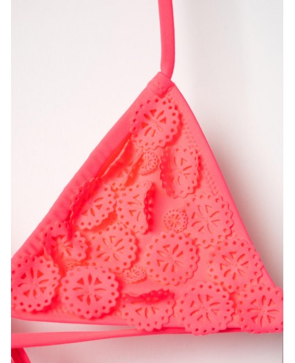 Купальный костюм трикотажный для девочек pink neon