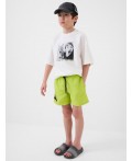 Шорты текстильные плавательные для мальчиков, средней длины light green