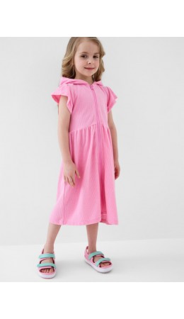 Халат трикотажный для девочек pink, pale pink