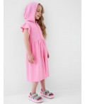 Халат трикотажный для девочек pink, pale pink