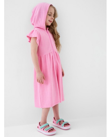 Халат трикотажный для девочек pink, pale pink