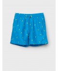 Шорты текстильные плавательные для мальчиков, средней длины bright blue, light green