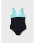 Купальник трикотажный для девочек black, light blue