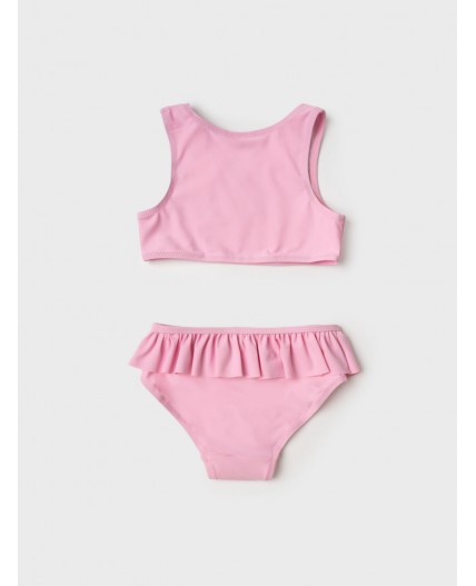 Купальный костюм трикотажный для девочек pale pink