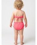 Купальный костюм детский трикотажный для девочек pink neon