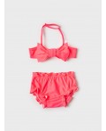 Купальный костюм детский трикотажный для девочек pink neon