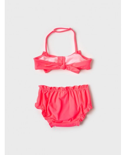 Купальный костюм детский трикотажный для девочек pink neon