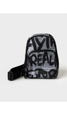 Сумка для мальчиков черный,серый