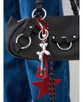 Брелок для девочек красный,черный