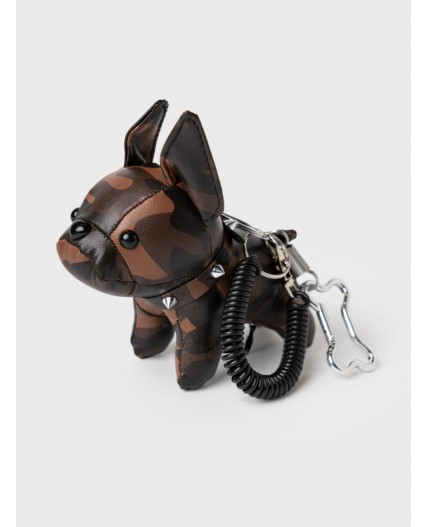 Брелок для девочек коричневый,черный