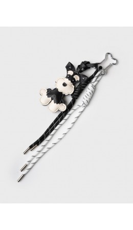 Брелок для девочек черный,белый