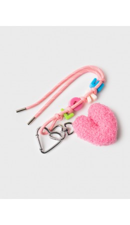 Брелок для девочек розовый