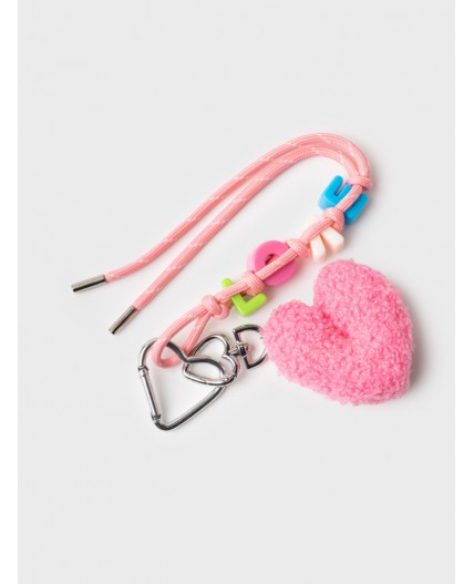 Брелок для девочек розовый