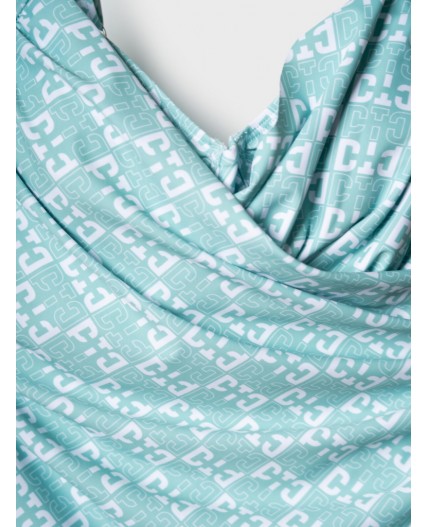 Купальник трикотажный для женщин white, light green