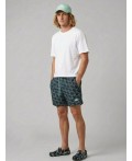 Шорты текстильные плавательные для мужчин, средней длины light green, double black