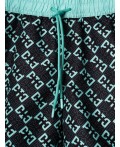 Шорты текстильные плавательные для мальчиков, средней длины light green, double black