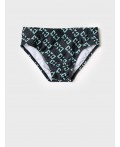 Плавки трикотажные для мальчиков light green, double black