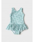 Купальник детский трикотажный для девочек white, light green