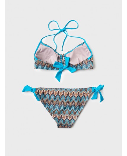 Купальный костюм трикотажный для женщин multicolor
